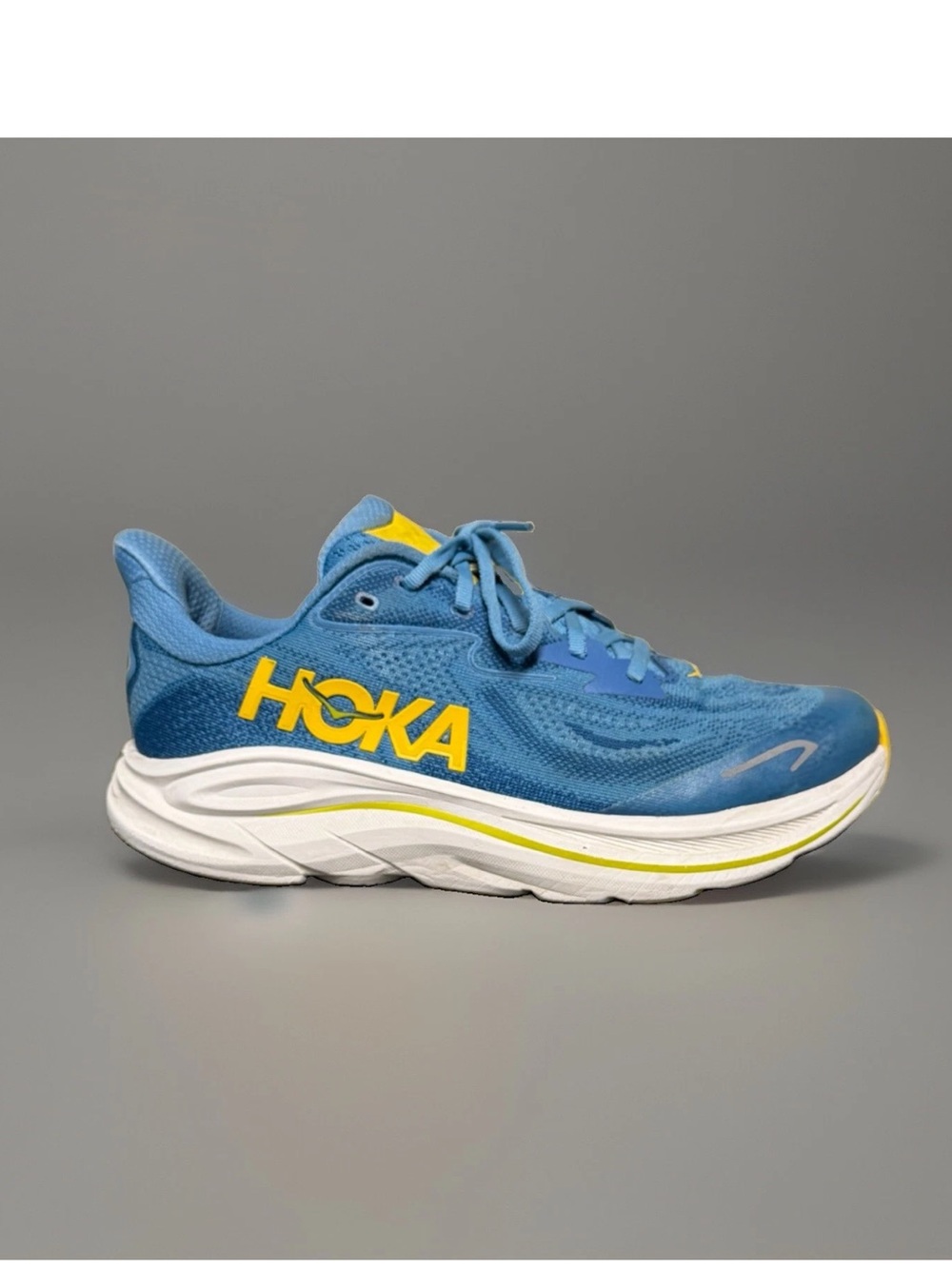 Hoka One One Clifton 10 Women's Running Shoes Alpine Blue/Foggy Night Size 8.5
